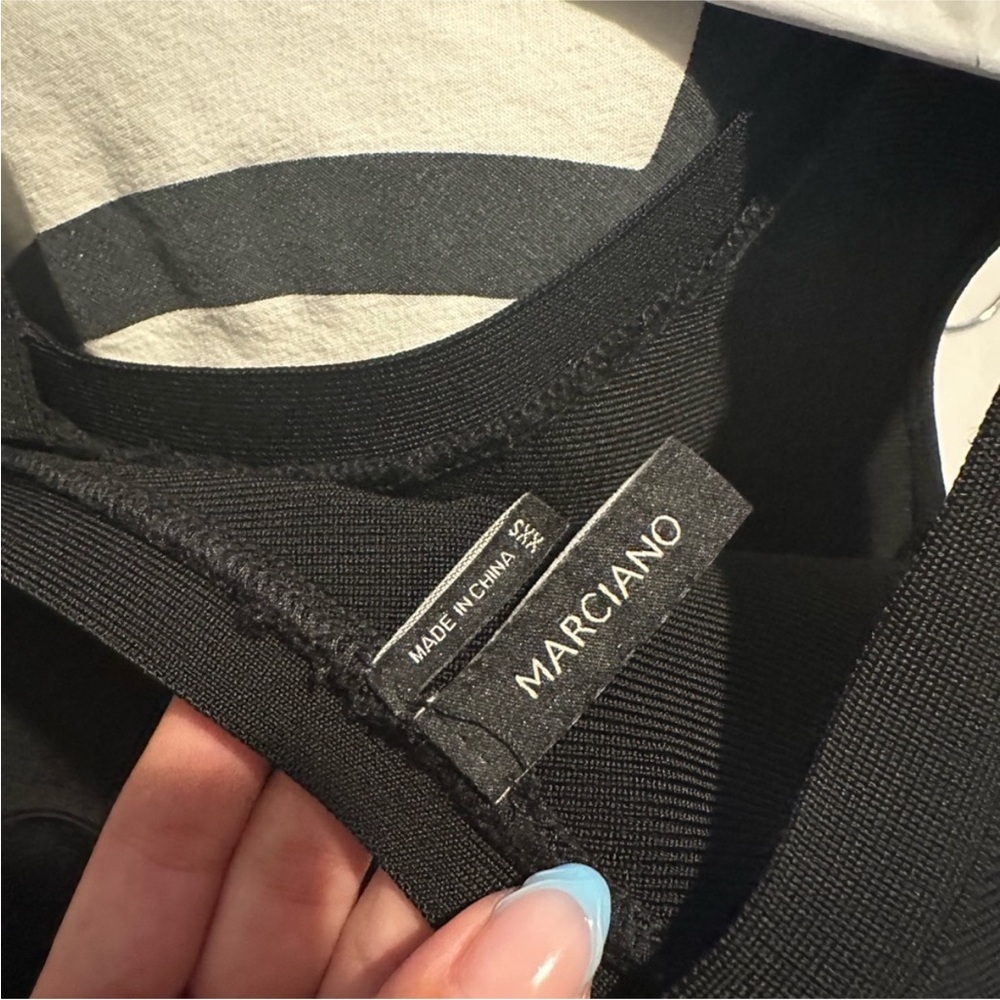 Marciano One shoulder Black Dress - Picture 5 of 5